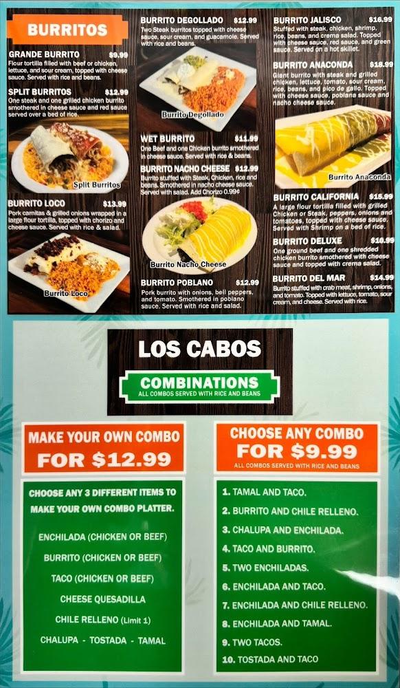 Los Cabos Fajita House Menu image 4